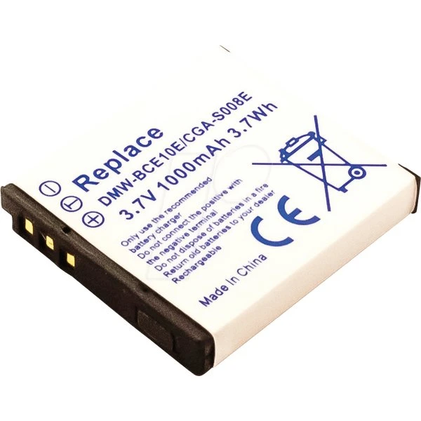 Batteria Panasonic CGA-S008 1000mAh Ricaricabile