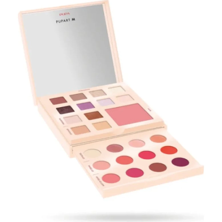 Pupa Pupart M 001 Ivory Palette Viso Occhi e Labbra