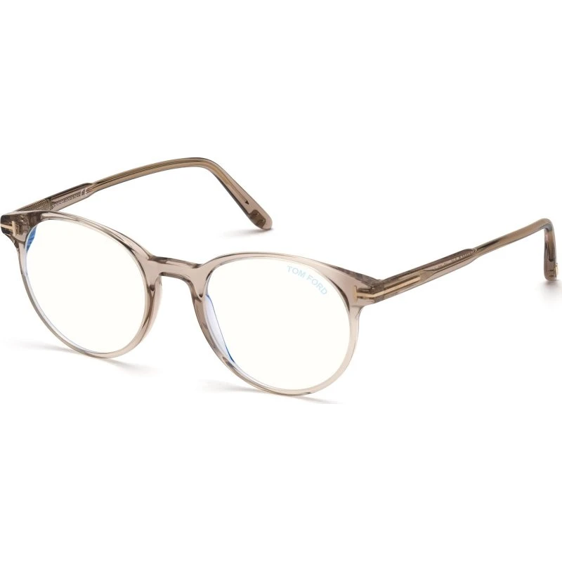 Tom Ford FT5695-B 045 Montature da Vista Rotonde Marroni