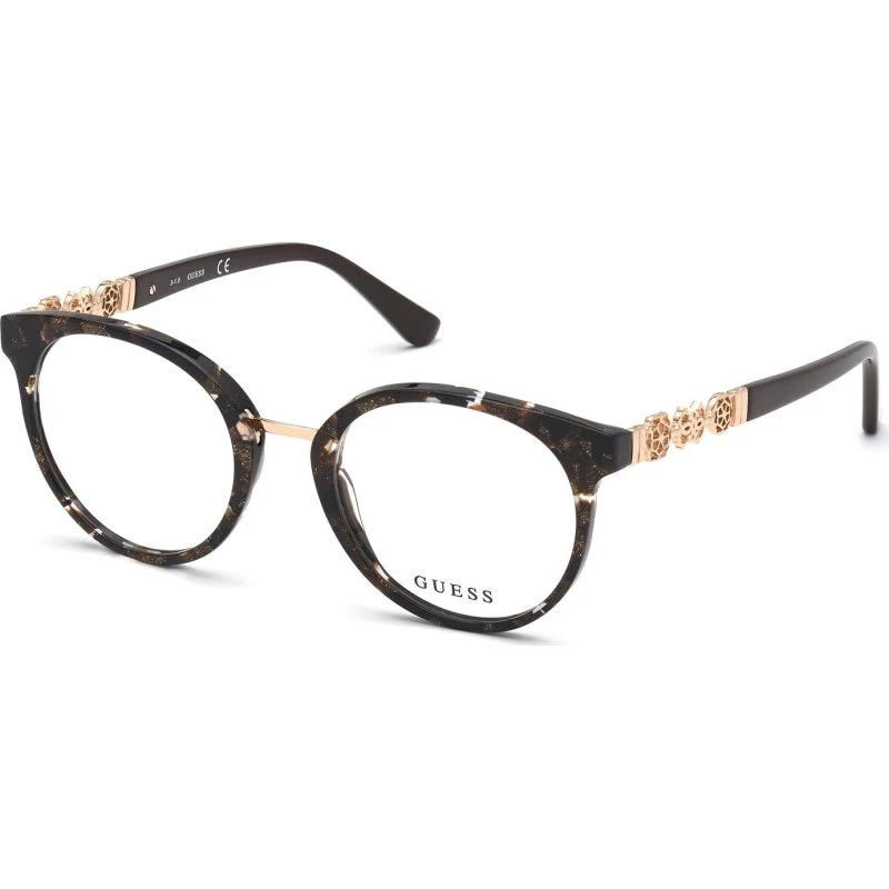 Guess GU2834 050 Montatura Occhiali da Vista Donna Marrone