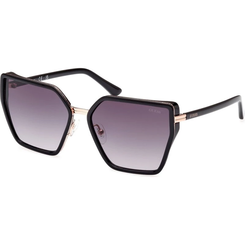 Guess GU7871 01B Occhiali da Sole Farfalla Nero e Grigio
