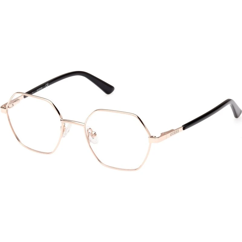 Guess GU8275 005 Montature da Vista Geometriche in Alluminio Nero