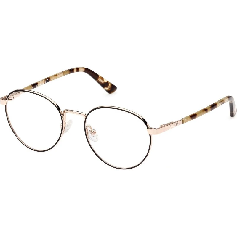 Guess GU8274 033 Montatura Occhiali da Vista Rotonda Oro