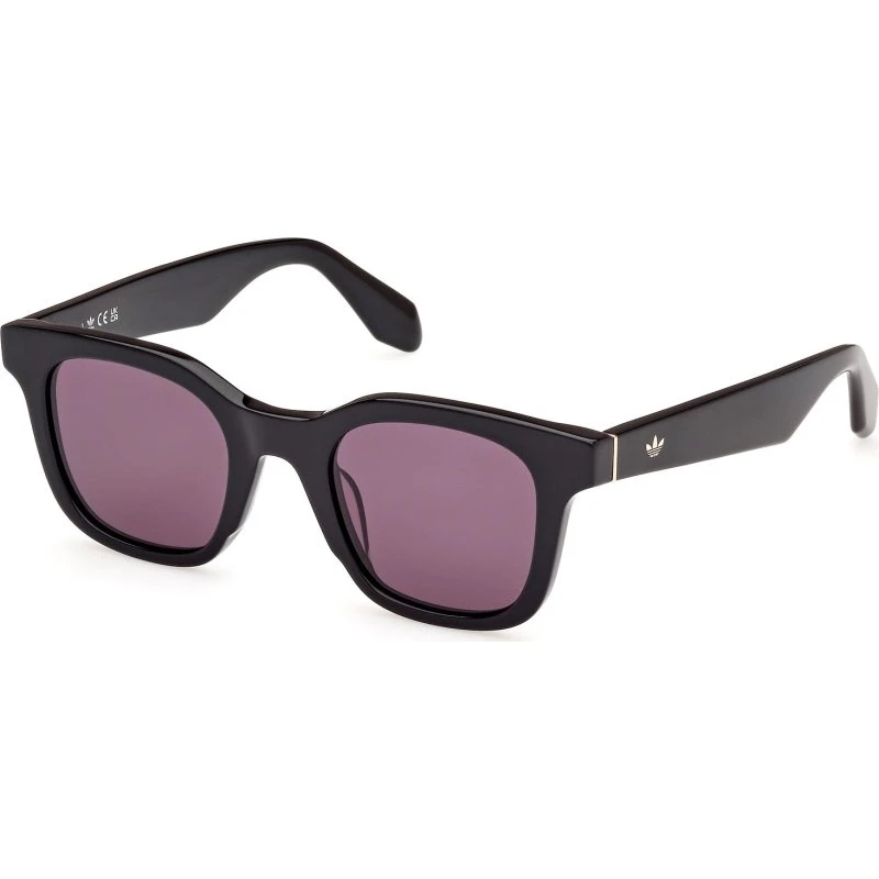 Adidas Occhiali da Sole Adidas OR0109 01A in Acetato Nero Fumo