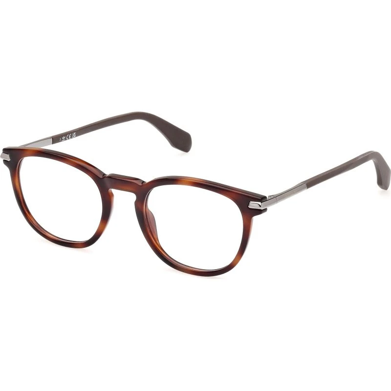 Adidas Uomo OR5083 052 Montatura da Vista Rotonda Havana