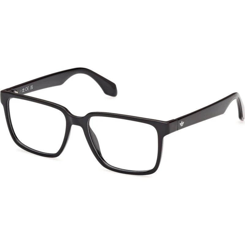 Adidas Uomo OR5093 001 Montature da Vista Squadrate Nere