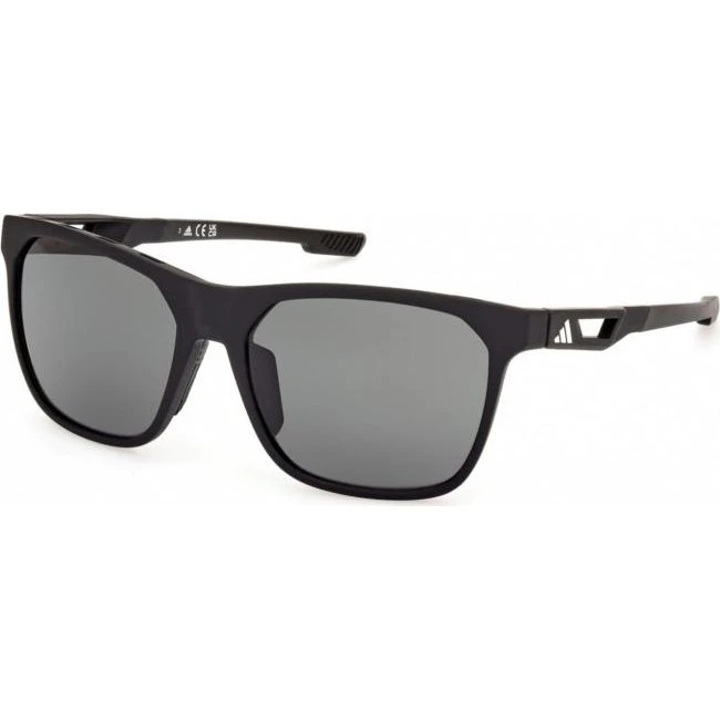 Adidas Sport SP0091 02N Occhiali da Sole Squadrati Nero/Verde