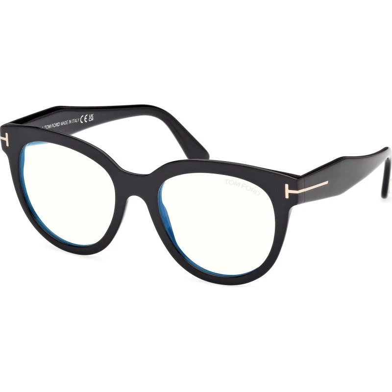 Tom Ford FT5987-B 001 Montatura Occhiali Vista Farfalla Nera