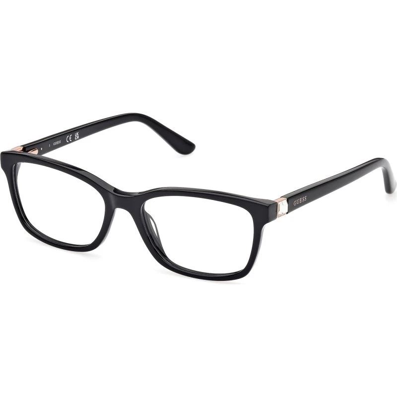 Guess GU50196 001 Montature da Vista Squadrate in Acetato Nero