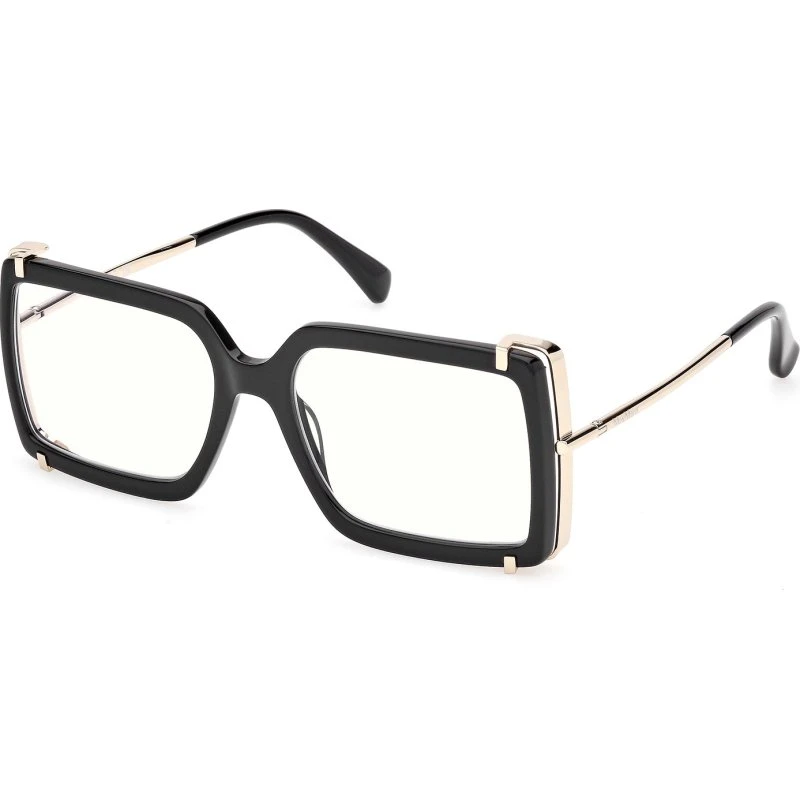 Max Mara MM5155-B Occhiali da Vista Acetato Nero Squadrati