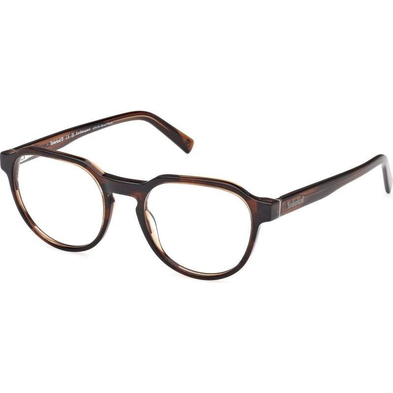 Timberland TB50032 048 Montatura Occhiali Vista Rotonda Marrone