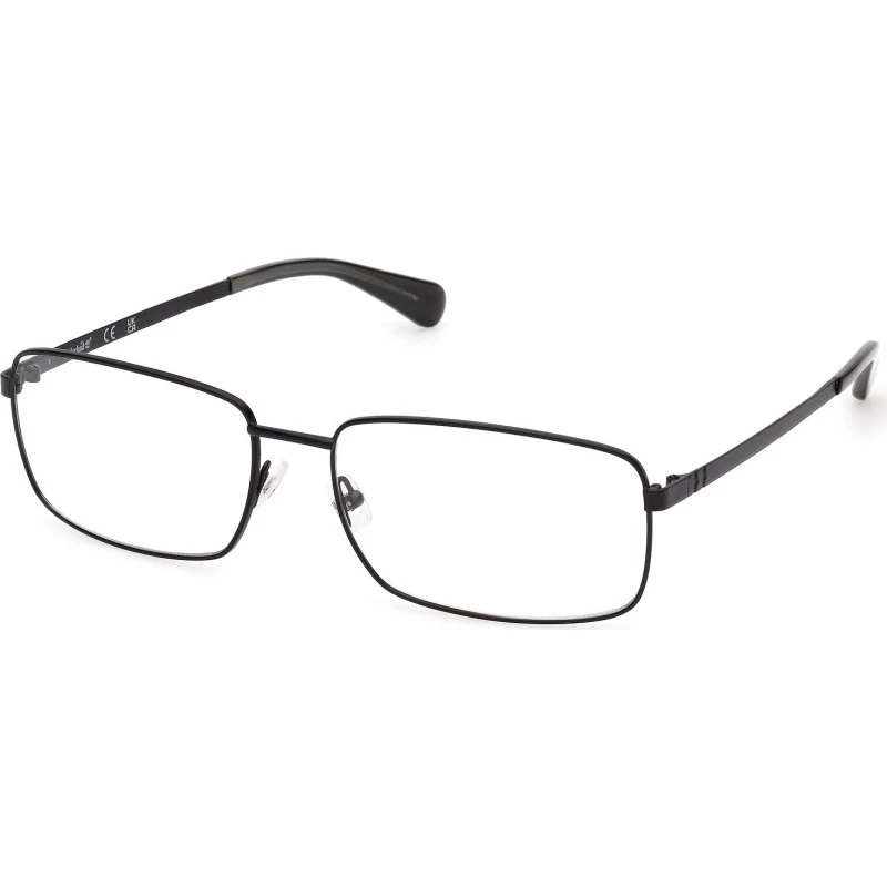 Timberland TB50038 002 Occhiali da Vista Uomo in Metallo Nero