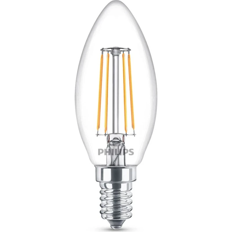 Philips Oliva e Lustre Lampada LED 4,3 W E14