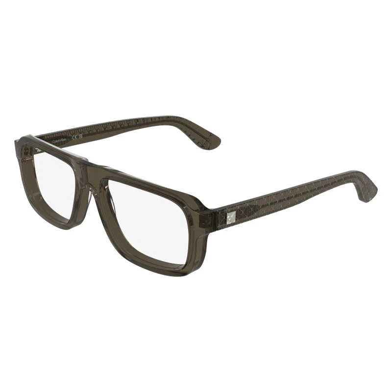 Calvin Klein CK25548 200 Occhiali da Vista Quadrati Marroni Uomo