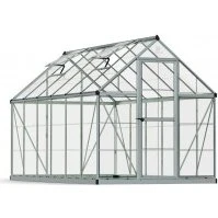 Canopia Harmony Serra in Alluminio e Policarbonato 6,8m² Grigio Argentato