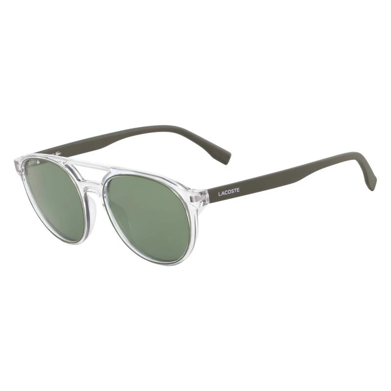 Lacoste L881S 317 Occhiali da Sole Rotondi Trasparente