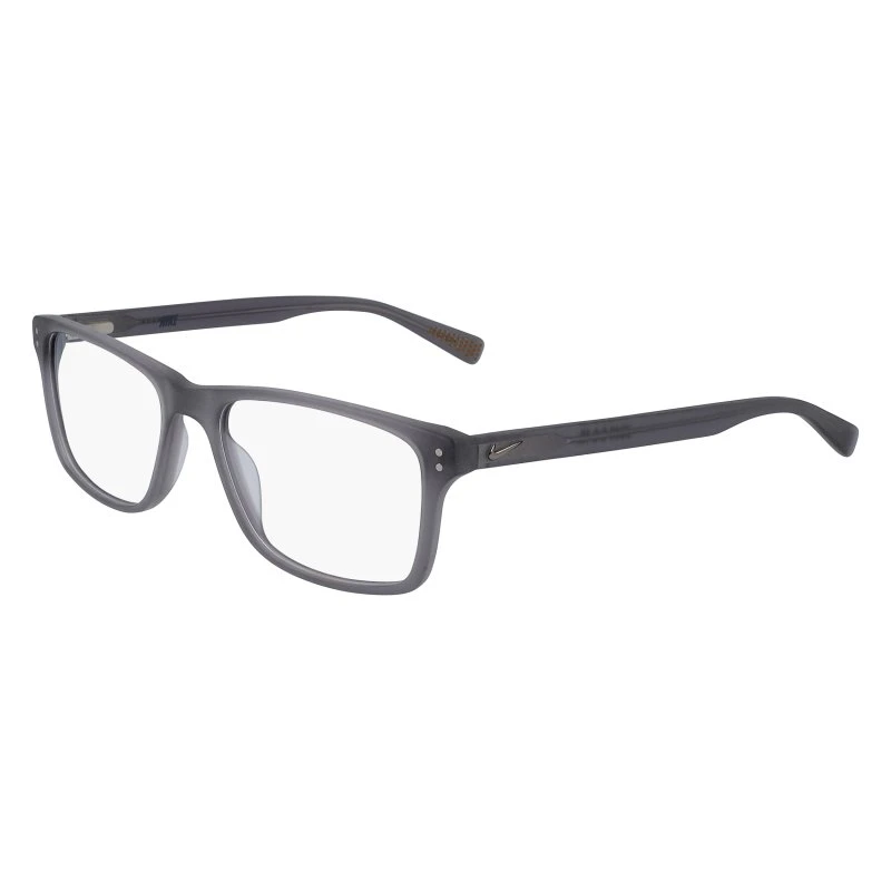 Nike 7246 034 Montatura da Vista Squadrata in Acetato Grigio