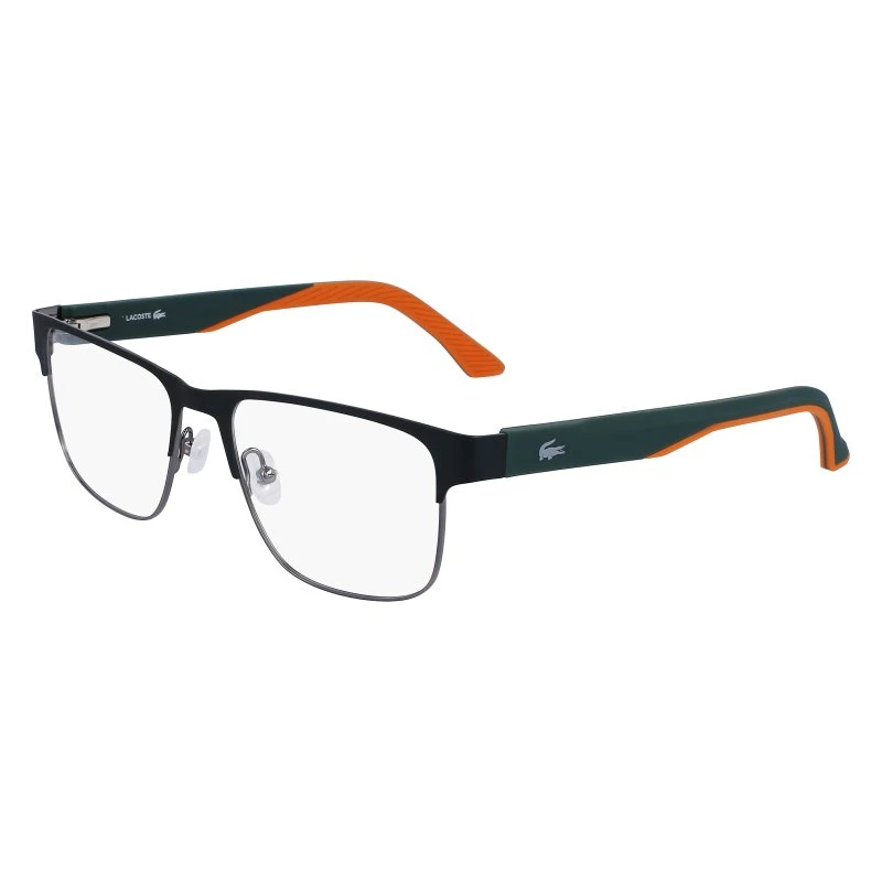Lacoste L2291 318 Montatura da Vista Metallo Verde Squadrata