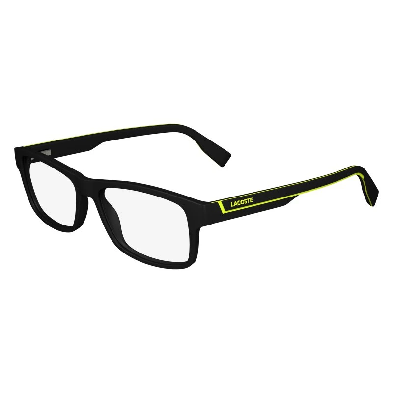 Lacoste L2707N Montature da Vista Squadrate in Bio-iniettato Nero