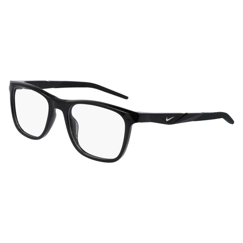 Nike NIKE 7056 001 Montature da Vista Bio-iniettate Nere Squadrate