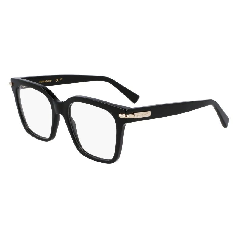 Ferragamo SF3009 001 Occhiali da Vista Donna in Acetato Nero