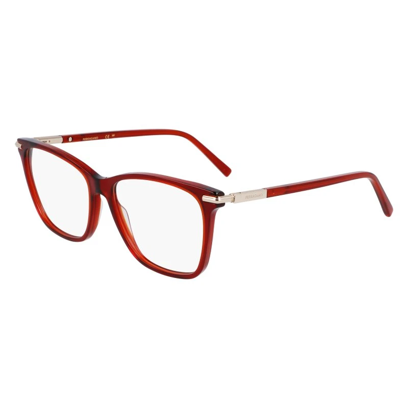 Ferragamo SF3013 616 Montatura Occhiali da Vista Donna Rossa