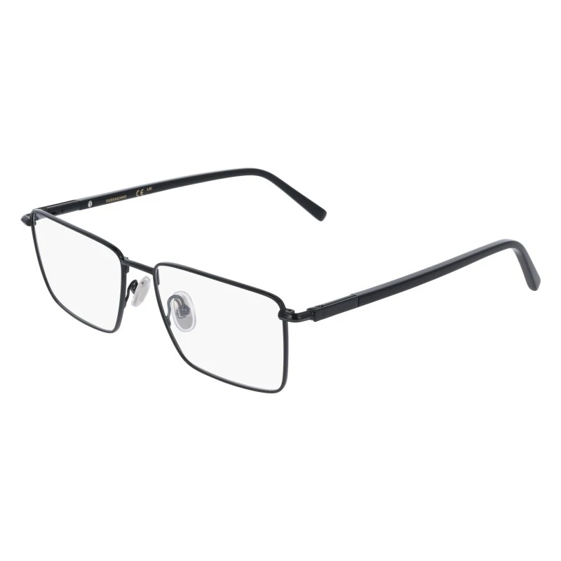 Ferragamo SF2237 001 Montatura da Vista Uomo in Metallo Nero
