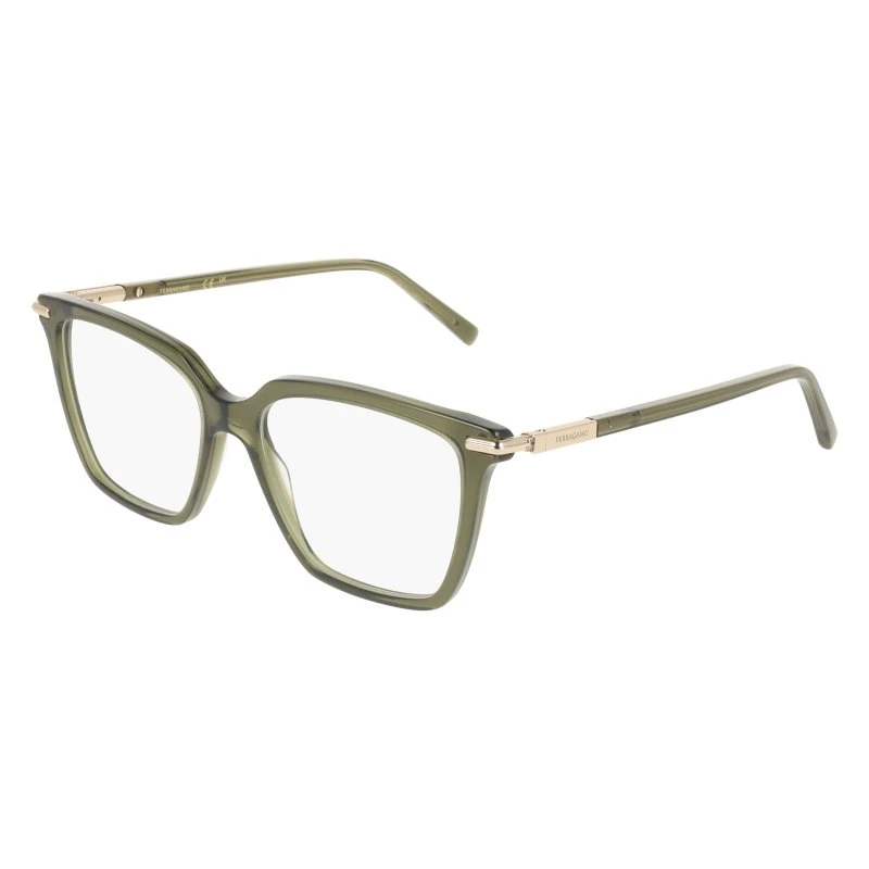 Ferragamo SF3038 317 Occhiali da Vista Donna in Acetato Verde