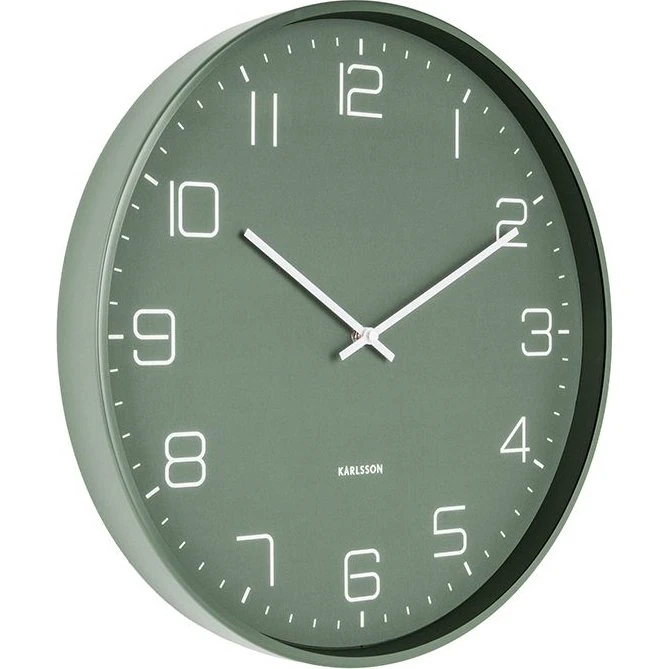 Karlsson Lofty Orologio da Parete Verde 40 cm