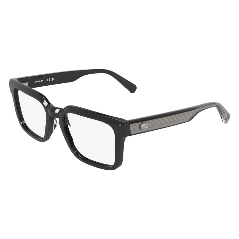 Lacoste L4003 001 Montatura Occhiali da Vista Acetato Nero Squadrata