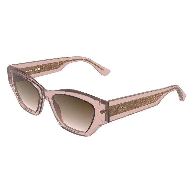 Lacoste L6072S 662 Occhiali da Sole Donna Rosa Marrone Squadrati