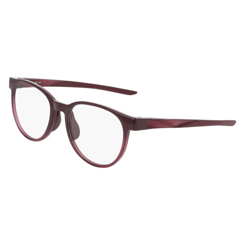 Nike Donna Montature da Vista Nike 7407 602 Bordeaux Rotonde