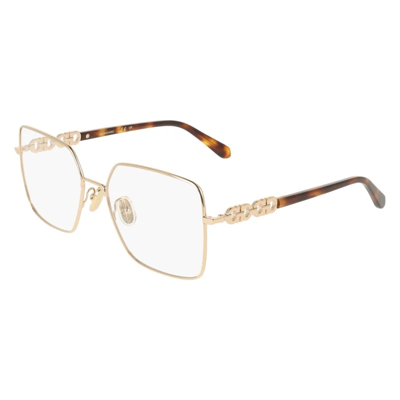 Ferragamo SF2241 712 Occhiali da Vista Donna in Metallo Oro