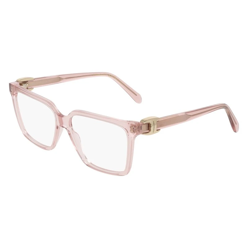Ferragamo SF3059 667 Occhiali da Vista Rosa Squadrati