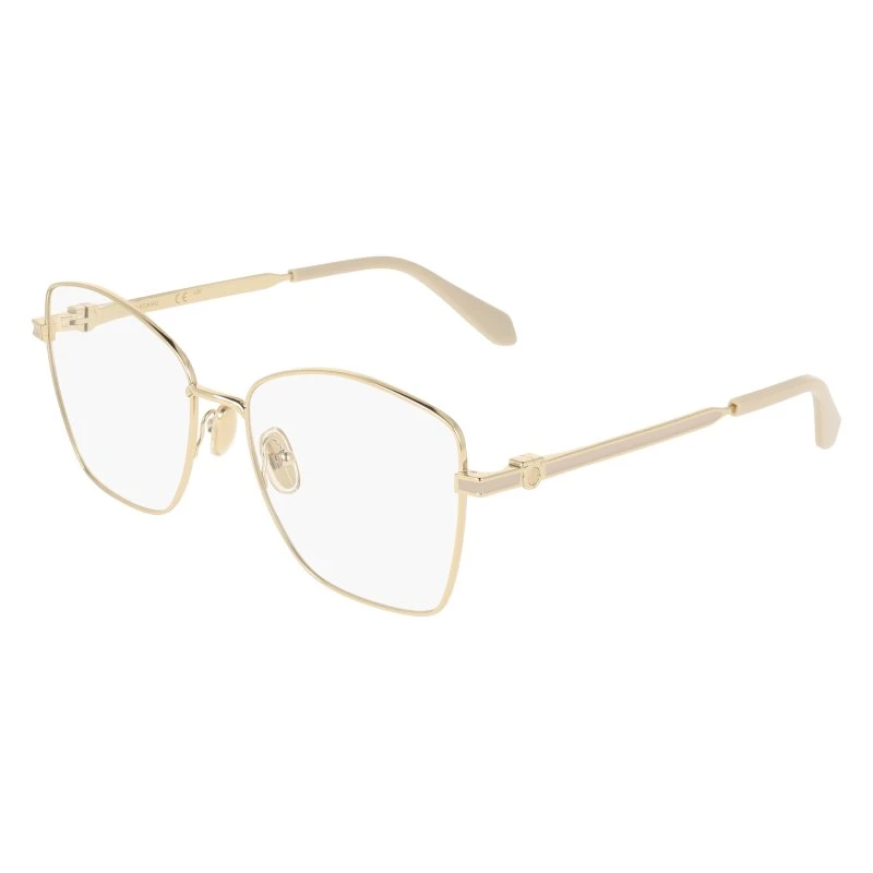 Ferragamo SF2242 710 Montatura Occhiali da Vista Metallo Oro
