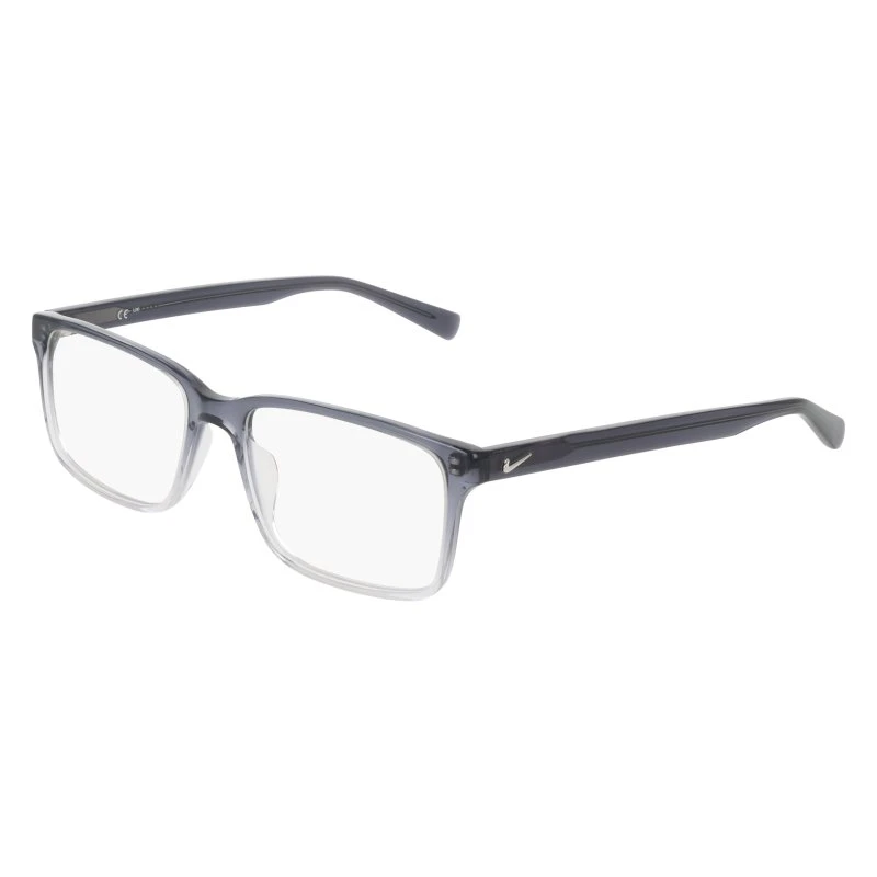 Nike 1001 029 Montatura da Vista Squadrata in Acetato Grigio
