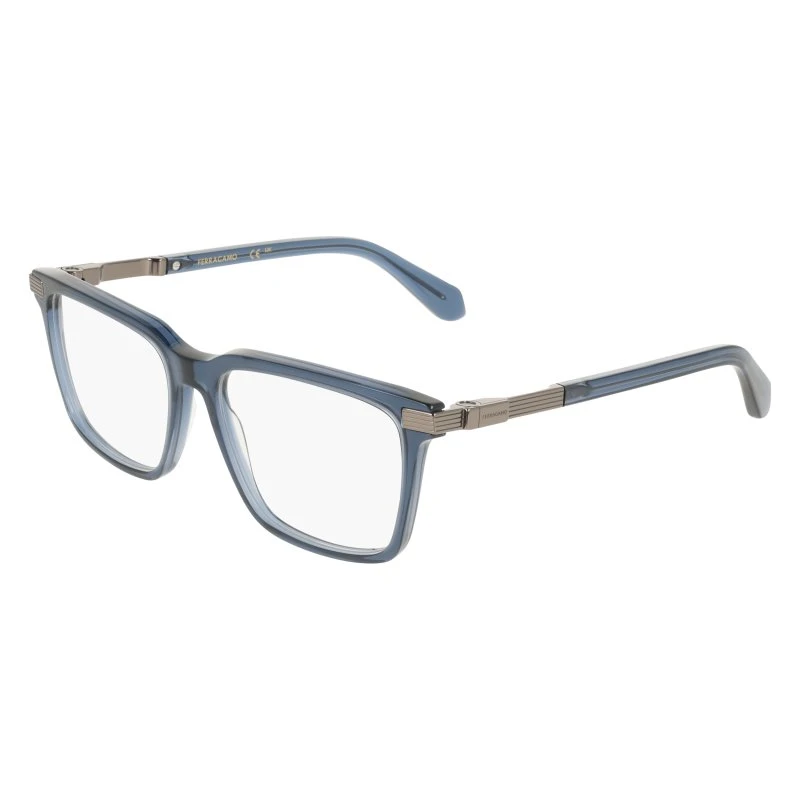 Ferragamo SF3065 438 Montatura da Vista Uomo in Acetato Blu