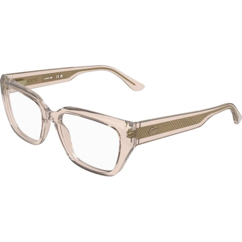 Lacoste L4014 749 Occhiali da Vista Rosa Squadrati in Bio-iniettato