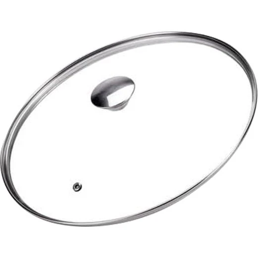 Moneta Allegro Inox Coperchio Vetro 28 cm