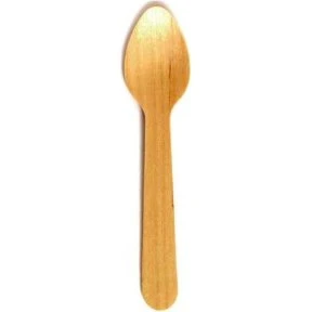CUCCHIAINO LEGNO BETULLA 11 CM 100 PZ