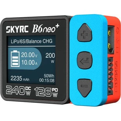 SkyRC B6neo Plus Caricabatterie LiPo 1-6S 10A 200W