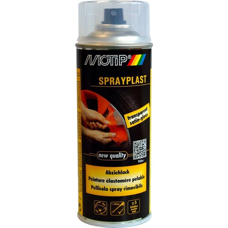 Pellicola Spray Rimovibile 400 ml Trasparente Semi Lucido