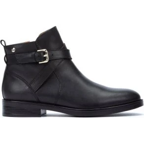 Pikolinos W3C-8869 Stivaletti in Pelle Nera da Donna