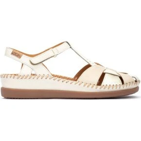 Pikolinos Sandali Cadaques in Pelle Bianco - W8K-0847C1