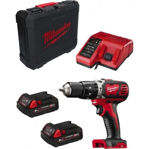 Milwaukee M18 BPD-202C Trapano Avvitatore 18V con Percussione