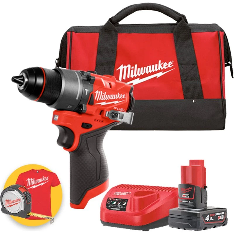 Milwaukee M12 FPD2-402X Trapano Avvitatore a Percussione 12V
