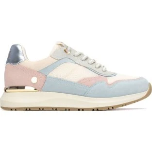 Xti Sneakers da Donna Celeste Modello 145202 con Dettaglio Metallico