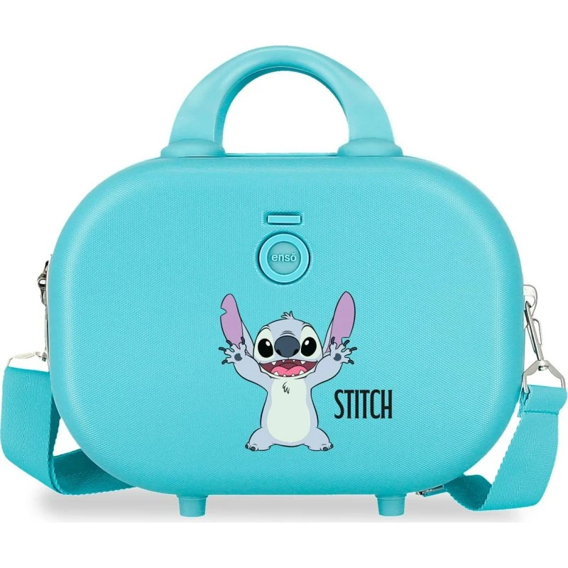 Disney Stitch Playful Necessaire ABS Turchese 9,14L