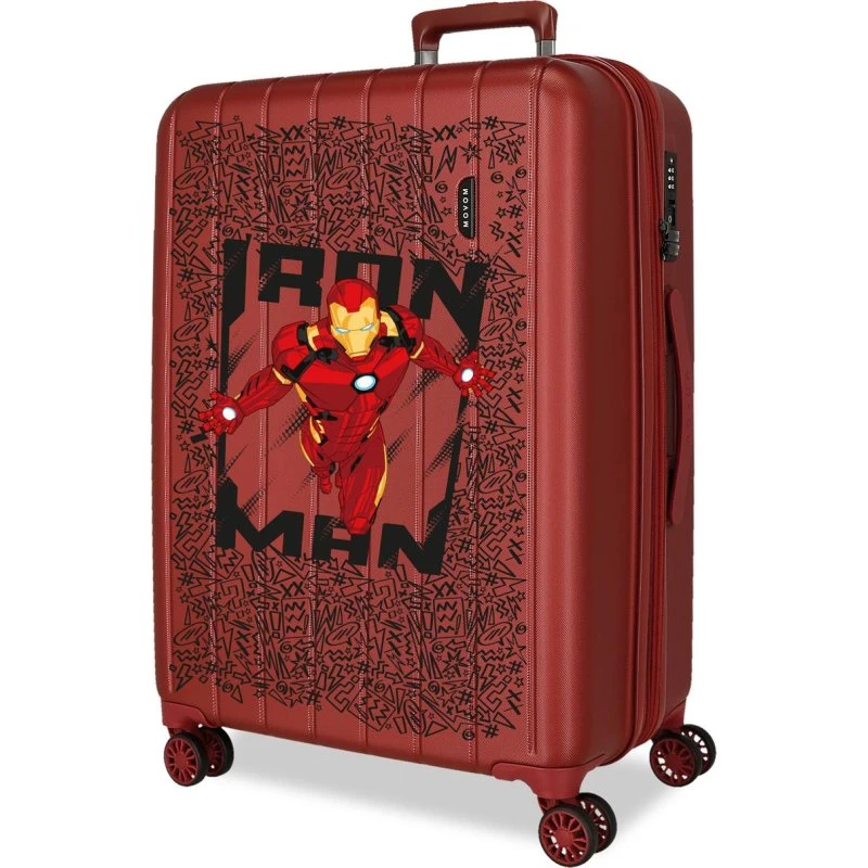 Marvel Valigia Trolley Iron Man ABS 68cm Rosso
