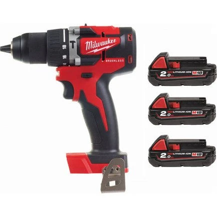 Milwaukee M18 CBLPD-203C Trapano Avvitatore 18V Brushless Rosso